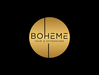 Boheme Hair & Extensions logo design by salis17