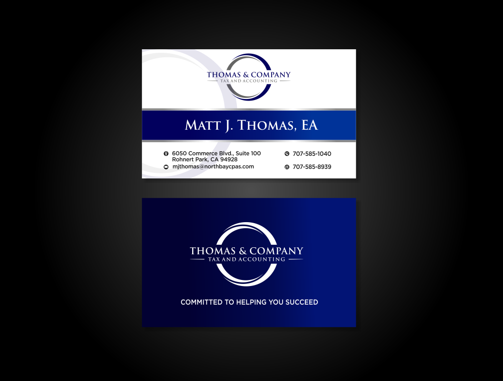 Thomas & Company - Tax and Accounting logo design by Dhieko