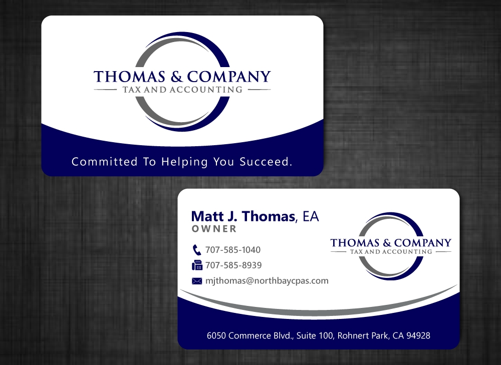 Thomas & Company - Tax and Accounting logo design by LogOExperT