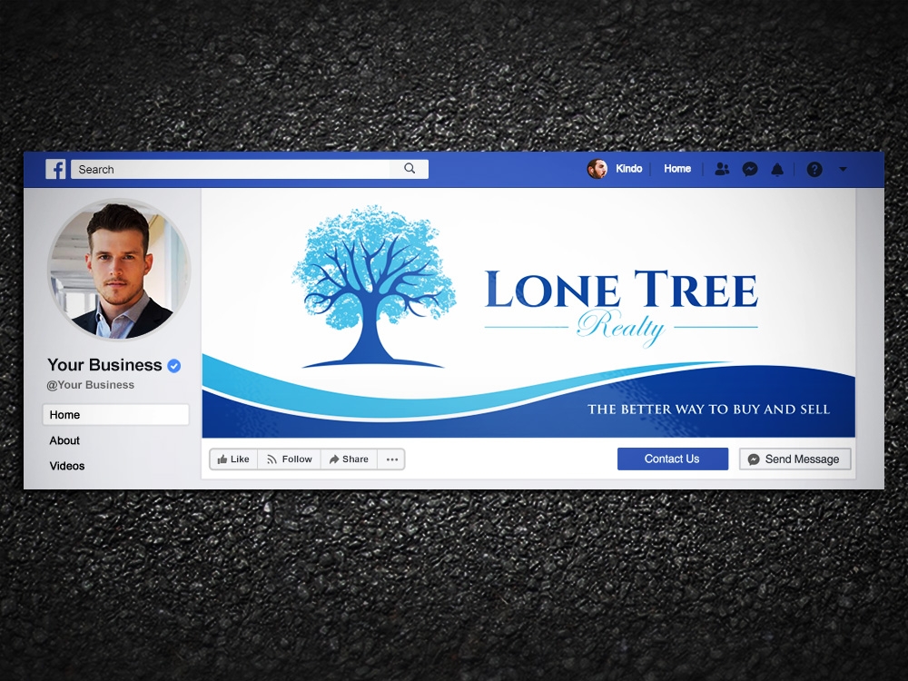 Lone Tree Realty logo design by Kindo