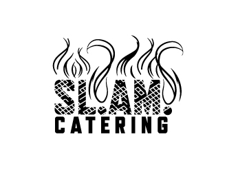 SL.AM. Catering logo design by Erasedink