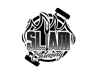 SL.AM. Catering logo design by MarkindDesign