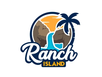 Ranch Island logo design by MarkindDesign