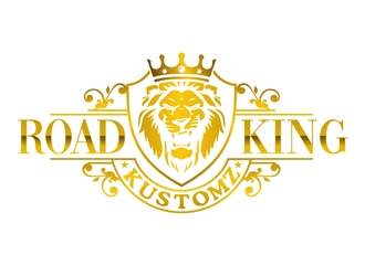 Road King Kustomz logo design by DreamLogoDesign