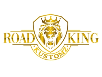 Road King Kustomz logo design by DreamLogoDesign