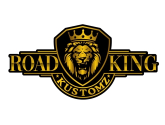 Road King Kustomz logo design by DreamLogoDesign