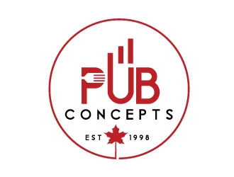 Pub Concepts logo design by REDCROW