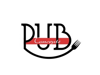 Pub Concepts logo design by bougalla005