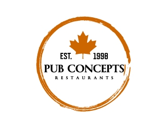 Pub Concepts logo design by Erasedink