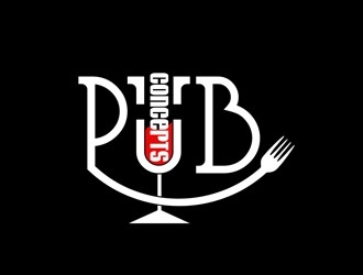 Pub Concepts logo design by bougalla005