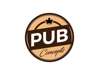 Pub Concepts logo design by MarkindDesign