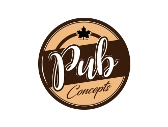 Pub Concepts logo design by MarkindDesign