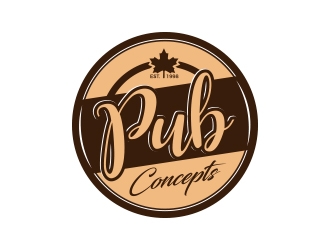 Pub Concepts logo design by MarkindDesign