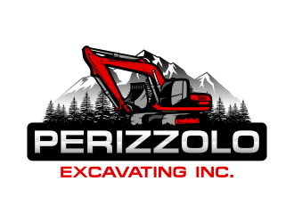 Perizzolo Excavating Inc. logo design by Panara