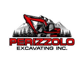 Perizzolo Excavating Inc. logo design by Panara