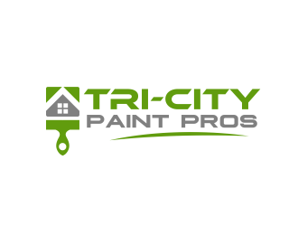 Tri-City Paint Pros logo design by serprimero