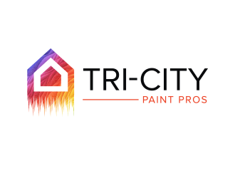 Tri-City Paint Pros logo design by BeDesign