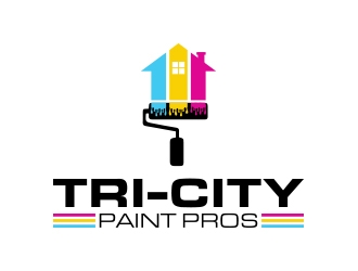 Tri-City Paint Pros logo design by MarkindDesign