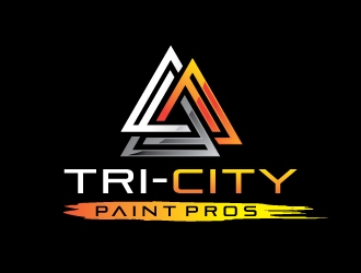 Tri-City Paint Pros logo design by REDCROW
