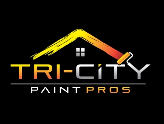 Tri-City Paint Pros logo design by REDCROW
