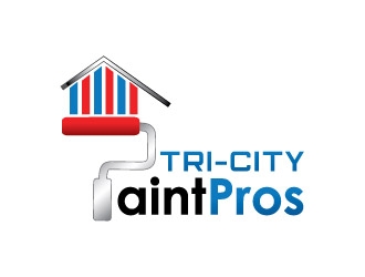 Tri-City Paint Pros logo design by REDCROW