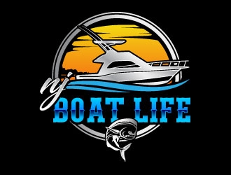 NJ Boat Life  logo design by daywalker