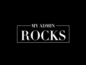 My Admin Rocks  logo design by my!dea