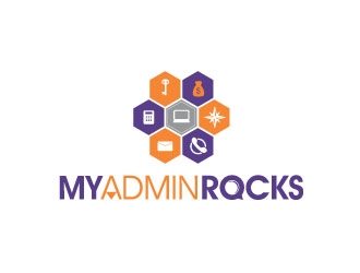 My Admin Rocks  logo design by zinnia