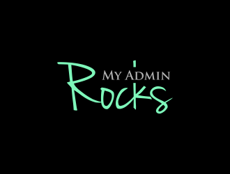 My Admin Rocks  logo design by ammad