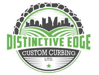 Distinctive Edge Custom Curbing Ltd. logo design by MAXR