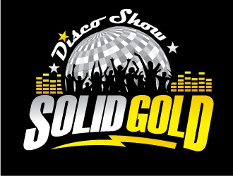 SOLID GOLD DISCO SHOW logo design by REDCROW