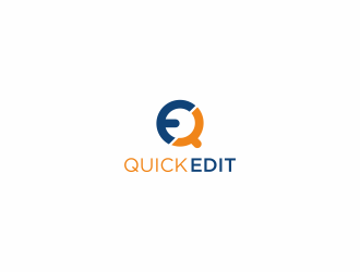 Quick Edit logo design by menanagan