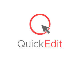 Quick Edit logo design by nandoxraf