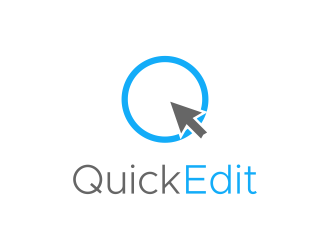 Quick Edit logo design by nandoxraf