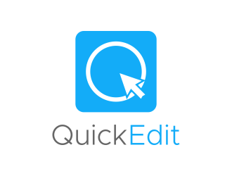 Quick Edit logo design by nandoxraf