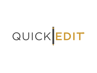 Quick Edit logo design by bricton