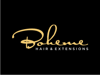 Boheme Hair & Extensions logo design by nurul_rizkon