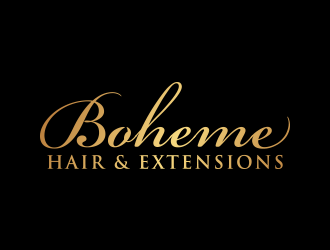 Boheme Hair & Extensions logo design by lexipej