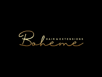 Boheme Hair & Extensions logo design by perf8symmetry