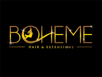 Boheme Hair & Extensions logo design by coco