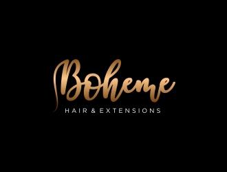 Boheme Hair & Extensions logo design by CreativeKiller