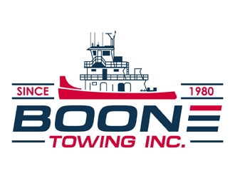 Boone Towing INC. logo design by MAXR
