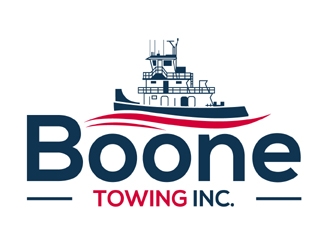 Boone Towing INC. logo design by MAXR