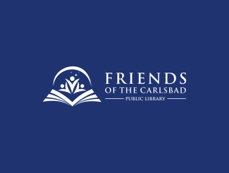 Friends of the Carlsbad Public Library logo design by kaylee