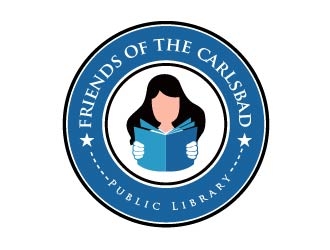 Friends of the Carlsbad Public Library logo design by shravya