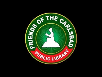 Friends of the Carlsbad Public Library logo design by ManishKoli
