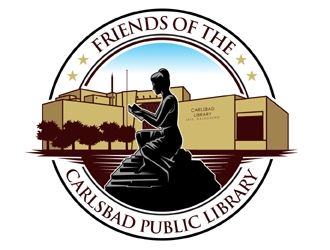 Friends of the Carlsbad Public Library logo design by MAXR