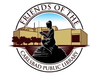 Friends of the Carlsbad Public Library logo design by MAXR