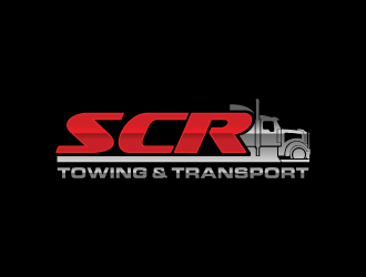 SCR Towing & Transport logo design by yurie