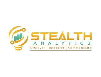 Stealth Analytics logo design by uttam